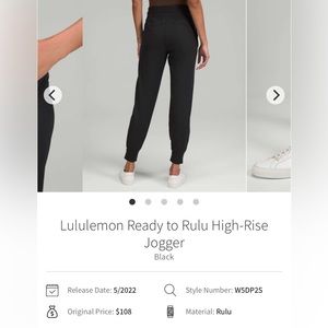 Lululemon Ready to Rulu Jogger size 6